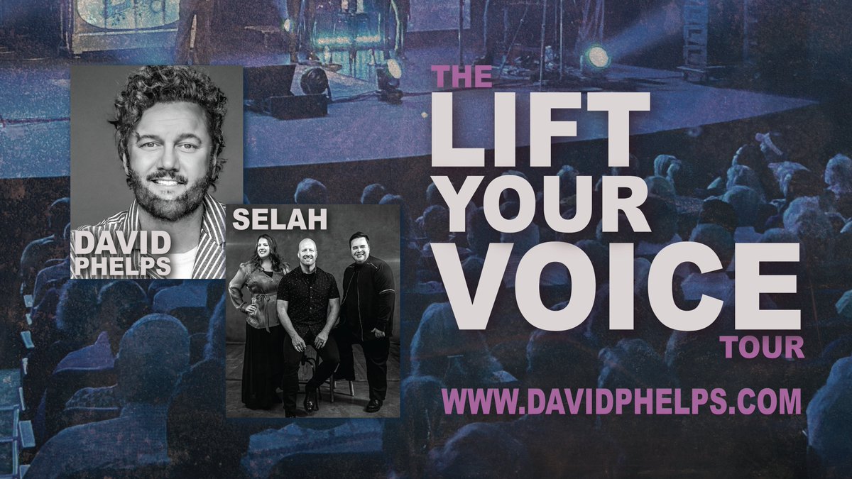 chaswvccc's tweet image. Tonight at the Charleston Theater 🎼 David Phelps &amp;amp; Selah present the Lift Your Voice Tour. Doors open at 6 PM | Show starts at 7 PM