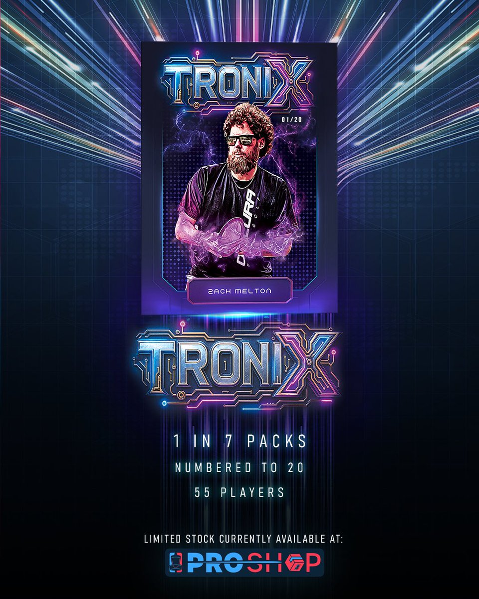 Brixton Titanium is ELECTRIC. Look for the brand new TroniX subset found EXCLUSIVELY in Brixton Titanium. The checklist includes 55 of the top players in professional disc golf. TroniX can be found on average in 1 out of 7 packs.