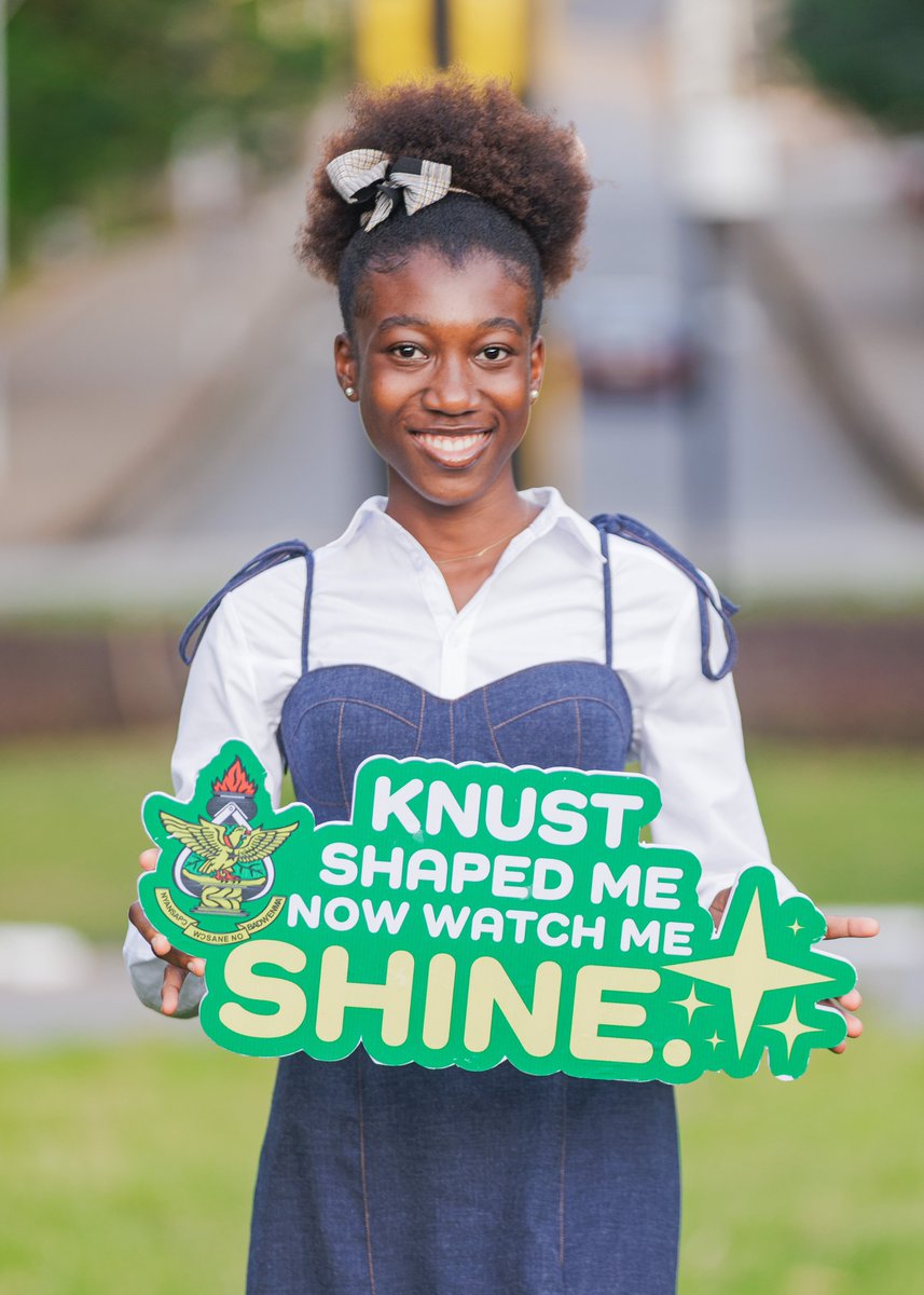 KNUSTGH's tweet photo. The Kwame Nkrumah University of Science and Technology (KNUST), Kumasi, has unveiled a new collection of branded photo props to boost visibility and enhance the celebratory atmosphere ahead of its 59th Congregation slated for November 2025. #KNUSTGrad59

Learn more here⬇️
https://t.co/JakNKWYAoh