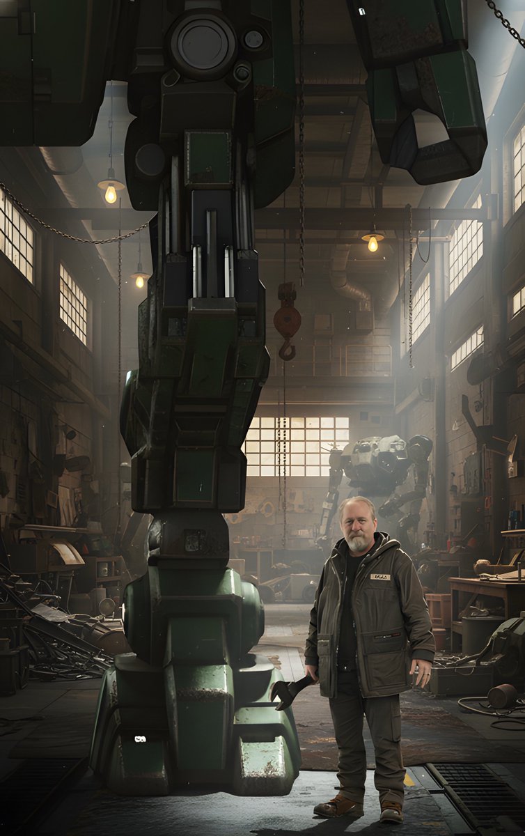 Kernrauschen's tweet image. Soon! #MagicMike 

#xai #grokimagine #aiart #battletech #fanmade #tribute #stackpole