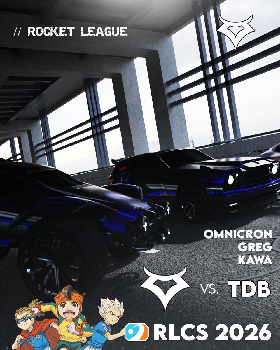 🚀 RLCS 2026

Notre Roster Japan 🇯🇵 entre en scène demain à 18h10 !
Premier match en Upper Round 2 💪
📺 twitch.tv/tiogourt

#IJ #OCTWIN 💙 #RLCS2026