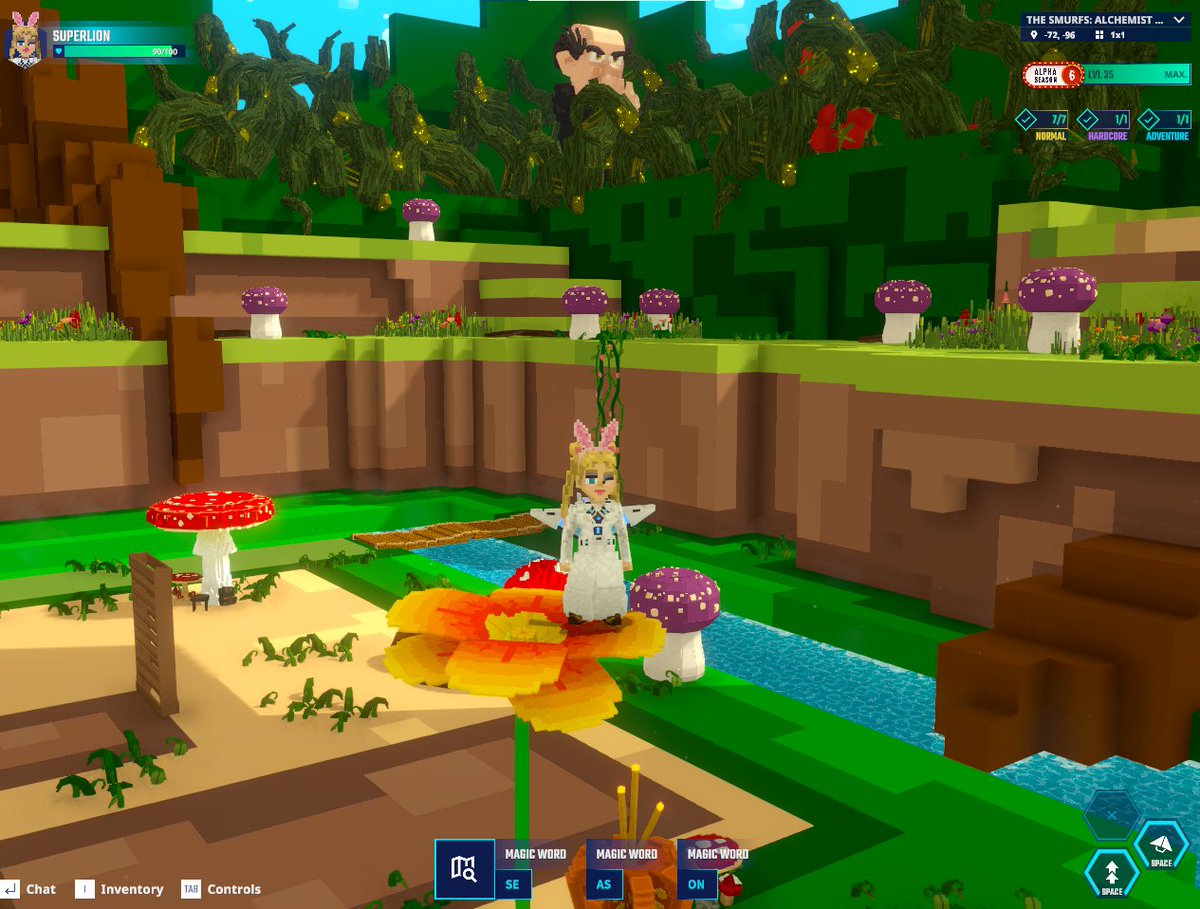 I heard finding the big flower gives you good luck <a href="/TheSandboxGame/">The Sandbox</a>  tsbga.me/TheSandbox