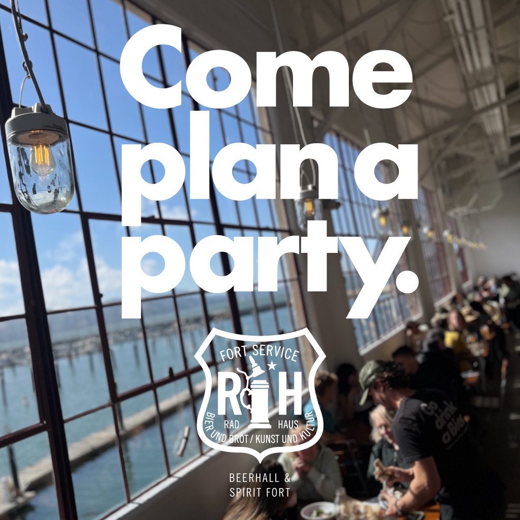 Plan an event at Radhaus! The holidays are just around the corner. Whether you're thinking about a graduation party, a holiday brunch, a work luncheon, or a casual meet-up with friends and family, our beerhall is here to welcome you – with safe, convenient parking.