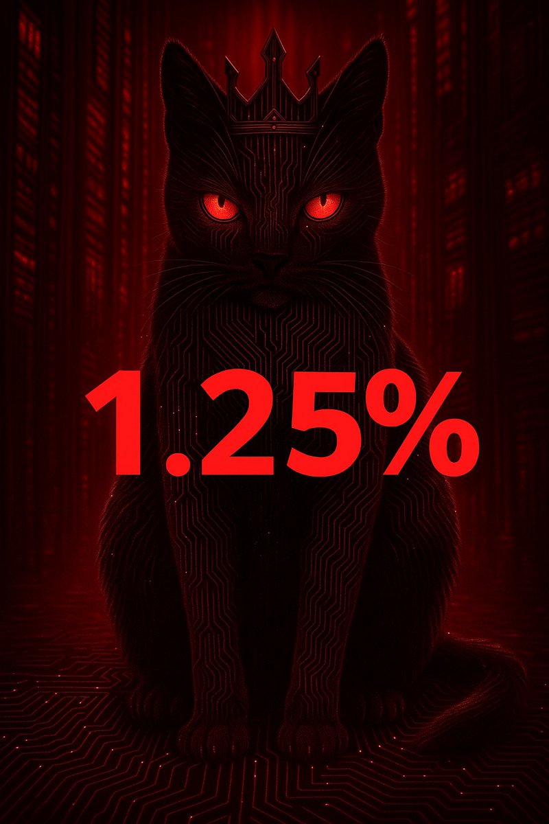 GreenCandle800's tweet image. The crypto market is bleeding red once again…
But there’s one constant you can count on: @QueenKitty20236 BOT delivering a steady 1.25% interest every single day.