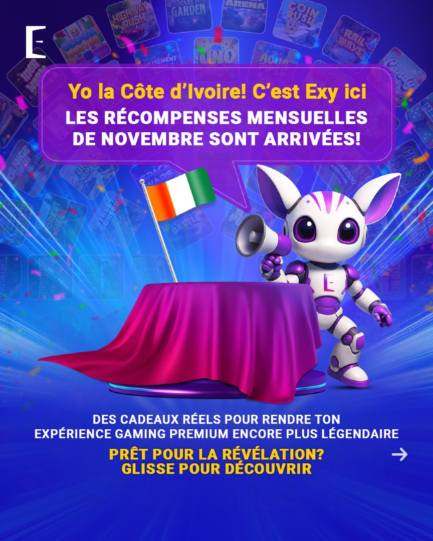Exscape_FR's tweet image. 🏆 Des récompenses ÉNORMES à gagner ce mois de novembre !
Utilise ton compte Premium et tes talents de gamer pour remporter nos prix mensuels 🎮✨
Ne rate pas ta chance — entre dans le jeu et gagne ! 🎉
Télécharge Exscape dès maintenant !
#ExscapeGaming #JouePourGagner
