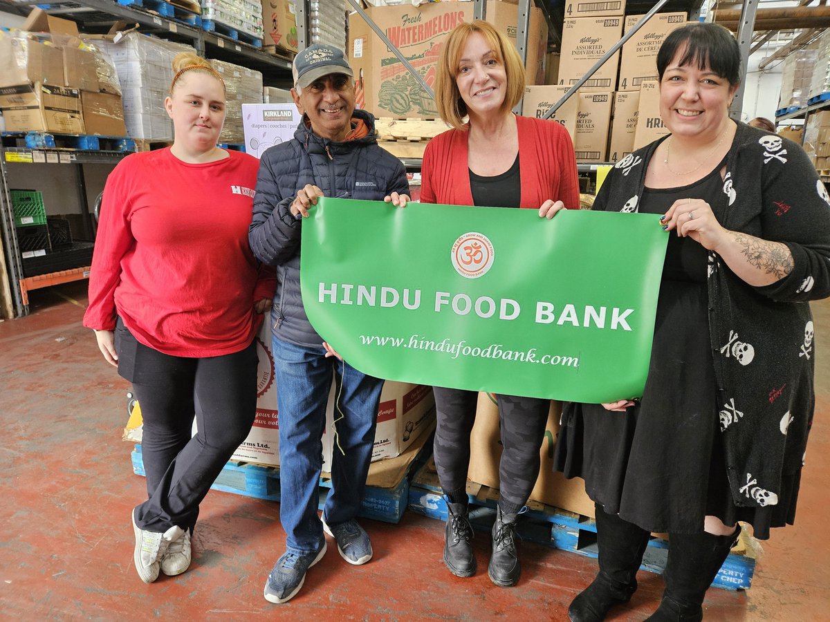 For #ThankfulThursday we’re shining a light on an incredible long-time partner, <a href="/HinduFoodBank/">Hindu Food Bank</a>  ♥️ 

Every week, their team makes generous donations of essential food that helps nourish families across our community. This year alone they have donated 42,686 lbs. lbs. of food!