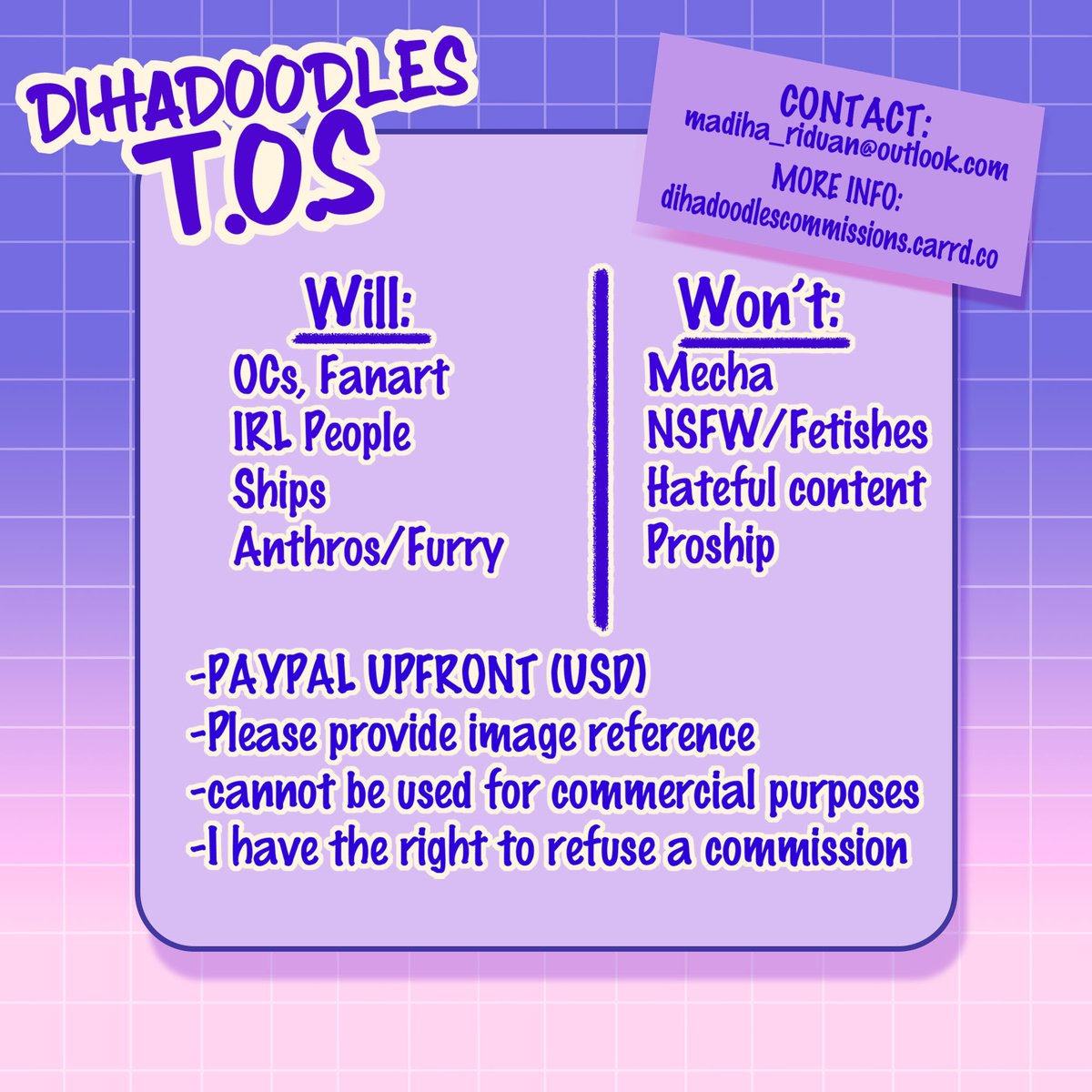 DihaDoodles's tweet image. Retweets are appreciated! 
EMERGENCY ICON C0MMISSIONS ARE NOW OPEN!! 
I'll be taking 5 Slots atm!! 
Paypal only, Payment upfront