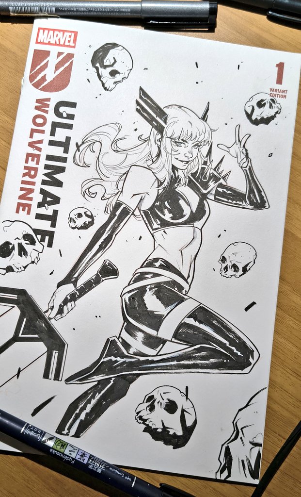 LorenzoTammetta's tweet image. Magik sketch 
#marvel #marvelcomics #Magik #ComicArt #comics