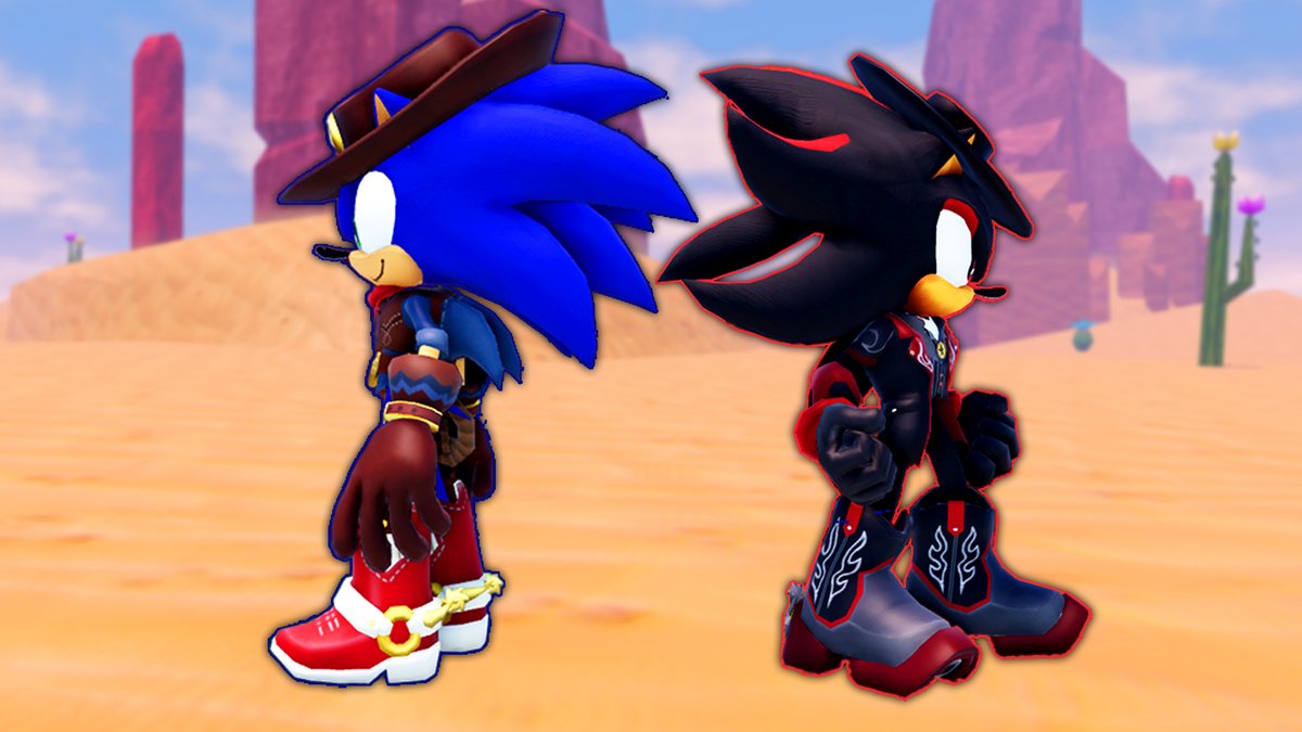 Which side did you choose in last week's #SonicSpeedSimulator event on #Roblox - 

Sheriff Sonic 🤠 OR Outlaw Shadow 😈?