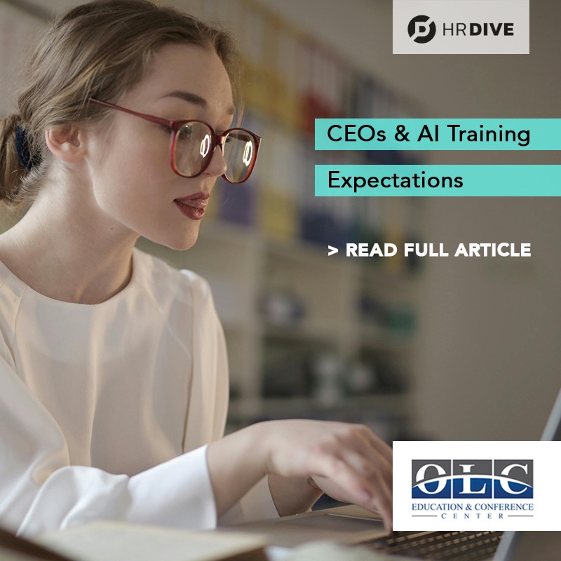 HR Dive reports nearly 9 in 10 CEOs expect teams to build a future-ready workforce — but only a third know how to use AI strategically.

The gap isn’t access. It’s fluency.
AI education is the new baseline.
Full article: hrdive.com/news/recruiter…