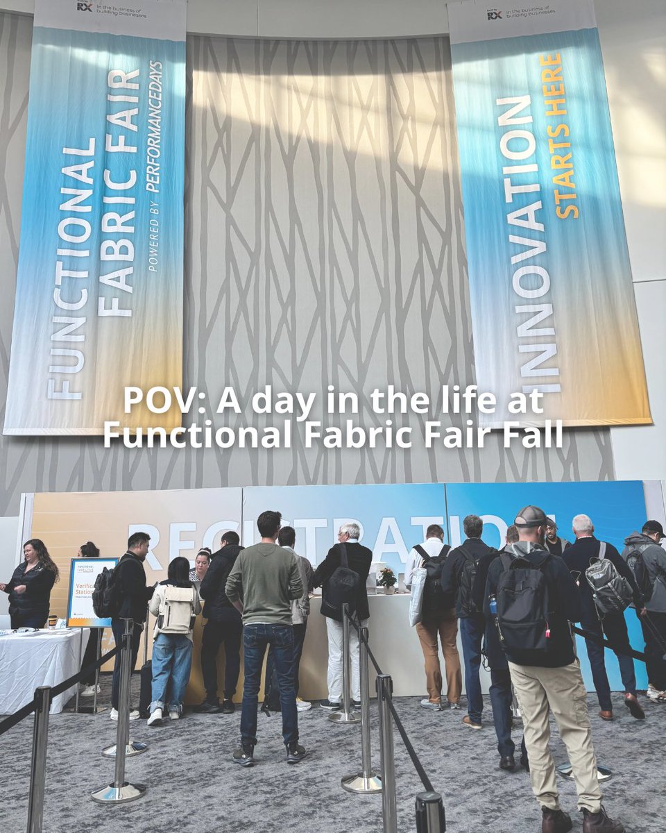 FunctionalFF's tweet image. Explore, sip, connect, shop, learn, repeat. 🔄 #FunctionalFabricFairFall