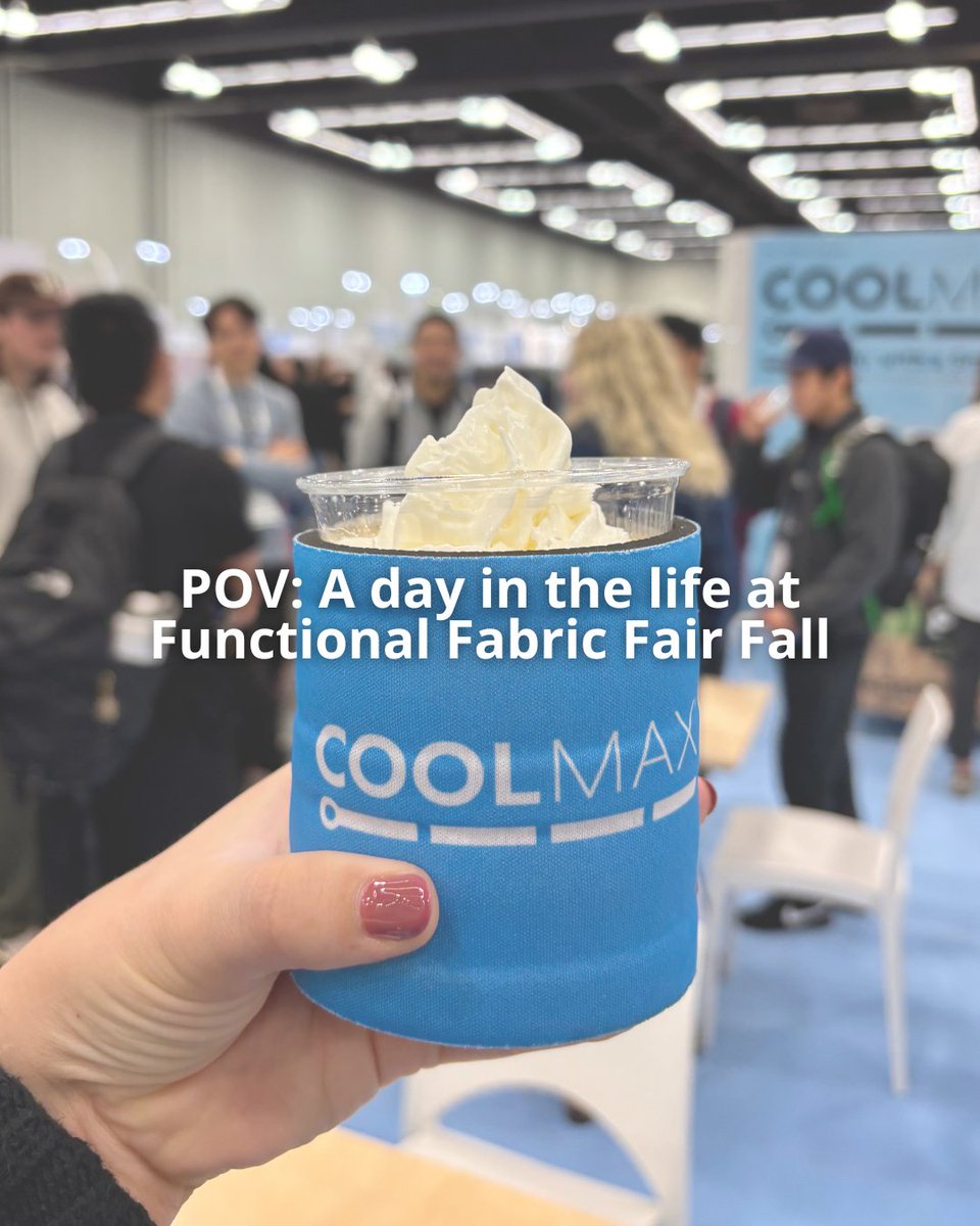 FunctionalFF's tweet image. Explore, sip, connect, shop, learn, repeat. 🔄 #FunctionalFabricFairFall