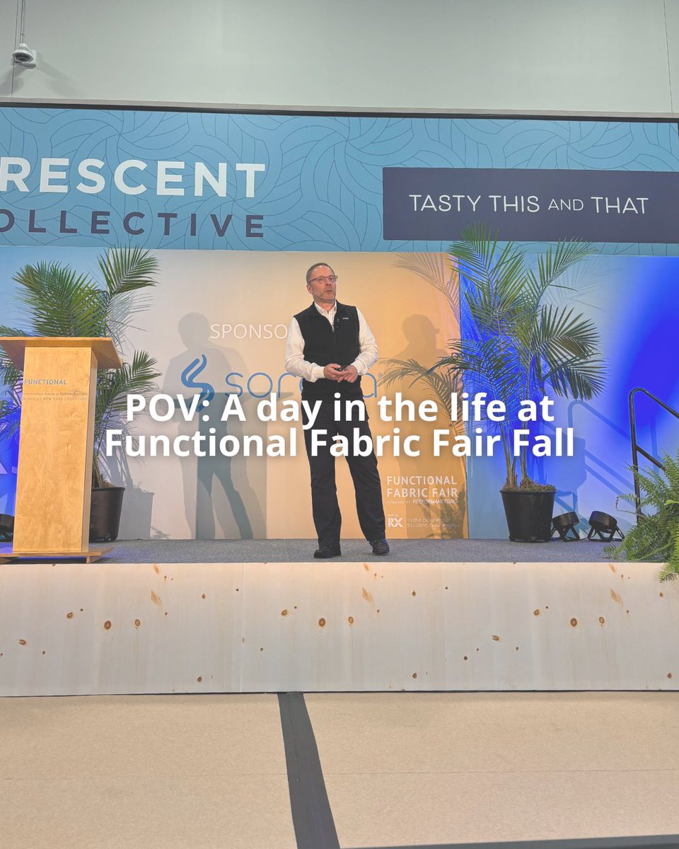 FunctionalFF's tweet image. Explore, sip, connect, shop, learn, repeat. 🔄 #FunctionalFabricFairFall