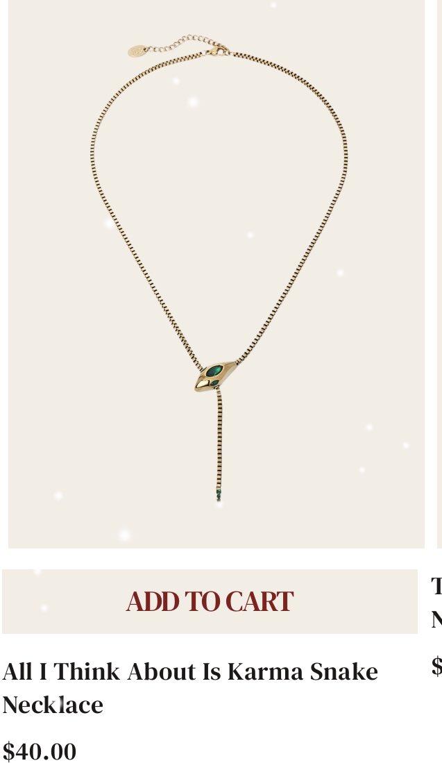 tisthedamnat's tweet image. ela sempre pensa nos fãs!!
um colar de $9,000 por $40