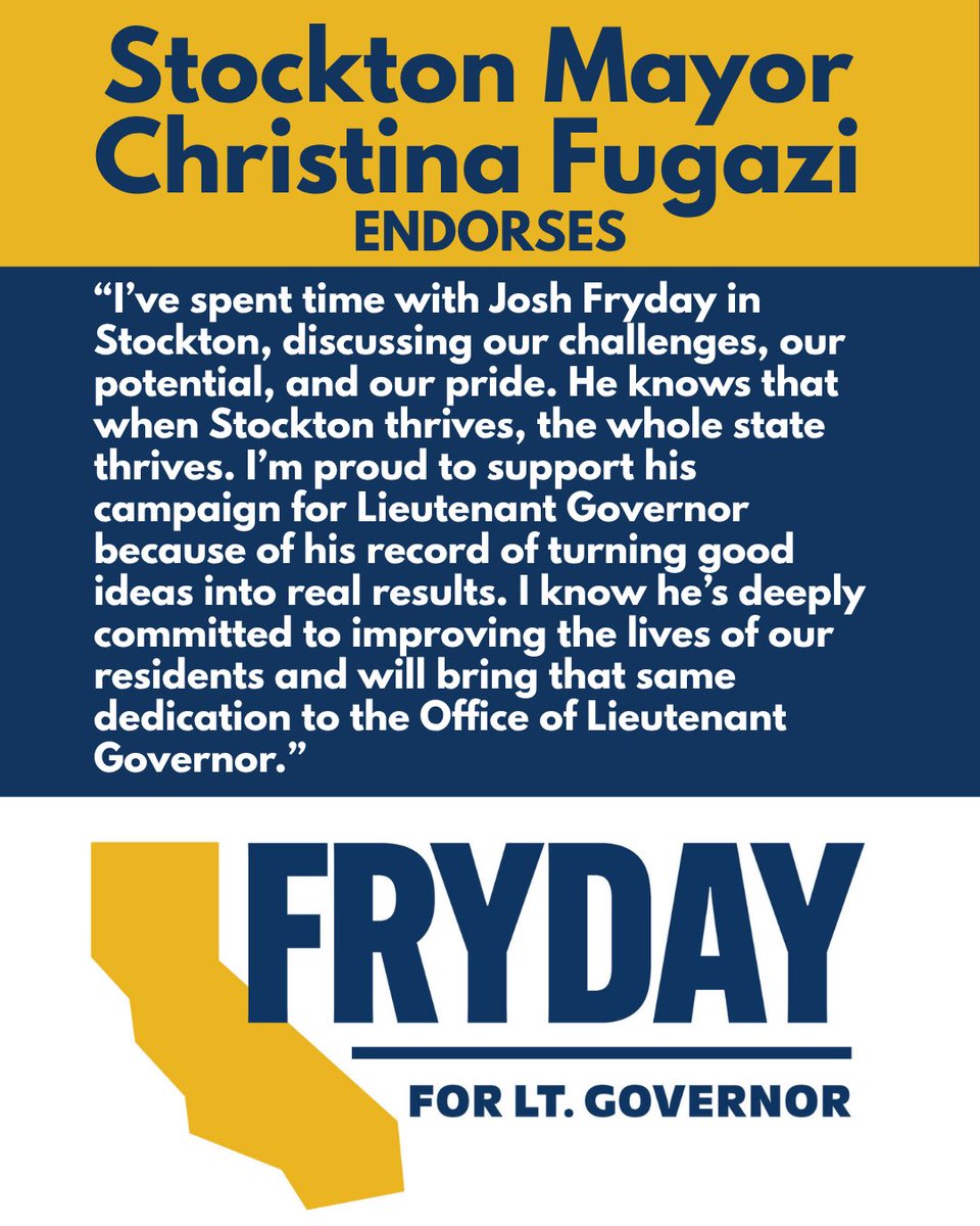Stockton Mayor Christina Fugazi has been incredible to work with on building real job pathways and opportunities for young people. Can’t wait to continue that important work together and make sure our youth are taken care of! #california #stockton #leadership #empowerment