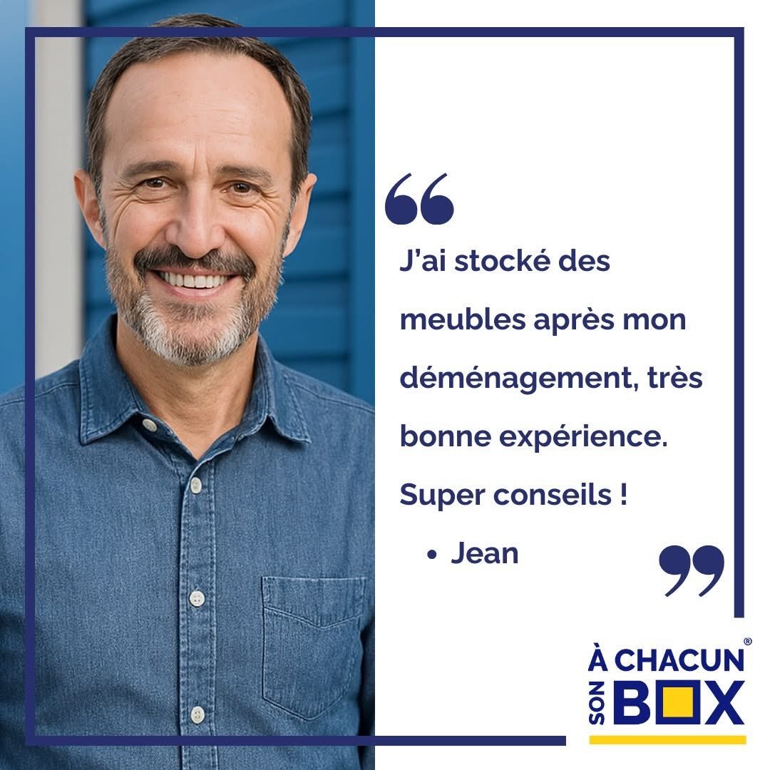 Découvrez comment notre client Jean a optimisé son espace de vie grâce à nos services. 📦➡🔒

#selfstockage #stockage #achacunsonbox #sécurité #temoignage #clientsatisfaction #service