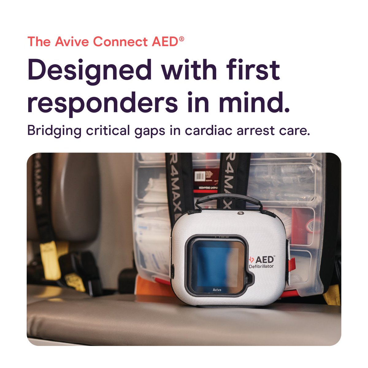 AviveSolutions's tweet image. With Avive’s connected technology, first responders can access and share AED data like never before. Avive’s Rapid Incident Reporting enables immediate sharing of post-use data with hospital providers after an Avive Connect AED® is deployed. avive.life/fire-and-ems