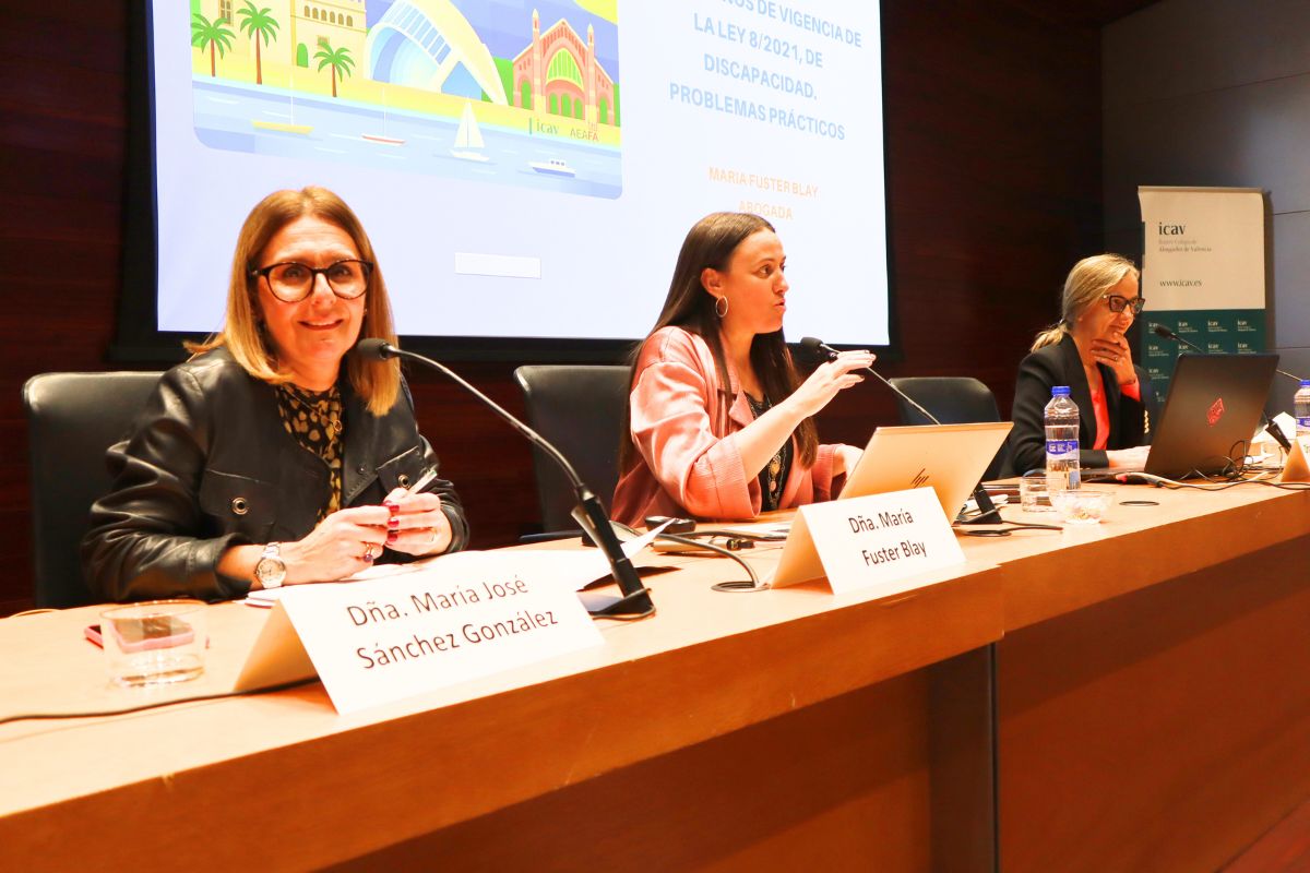 Hoy en Valencia....
🔺Cuatro años de vigencia de la ley 8/2021, de discapacidad: problemas prácticos. 
Ponente: María Fuster. Abogada especializada en salud mental y discapacidad. Moderan las vocales de la AEAFA María José Sánchez González <a href="/MariaJo98286563/">Maria Jose Sanchez</a> y Maria Antònia Mateu.