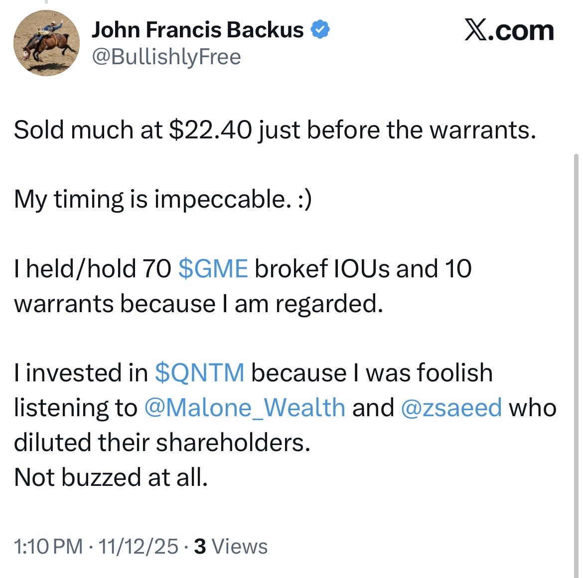 <a href="/GAME_lNFORMER/">GameInformer</a> <a href="/mikalche/">Stockwits Acade〽️y</a> <a href="/Malone_Wealth/">Kevin Malone</a> Unfortunately, anyone hurt by Kevin has likely blocked you by now. One example: