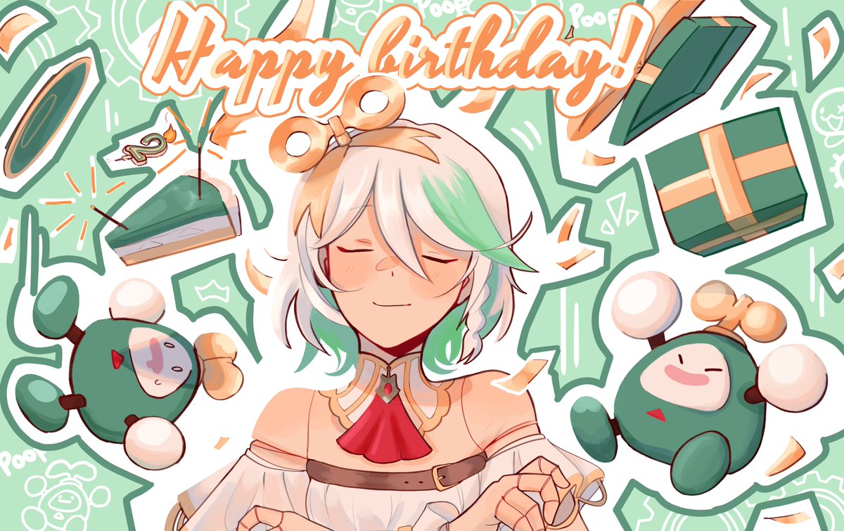 I'm still on time,,,,, Happy birthday week Cece! 🎉💚 #Immergination