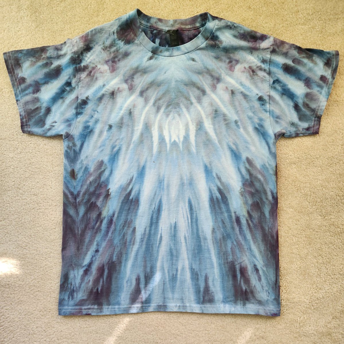 _milh0use's tweet image. #1 Chorus of Yeti, dye: Wedgewood Blue
#2 Rolled, dye: Shitake Mushroom 
#tiedye #icedye #dharmatrading