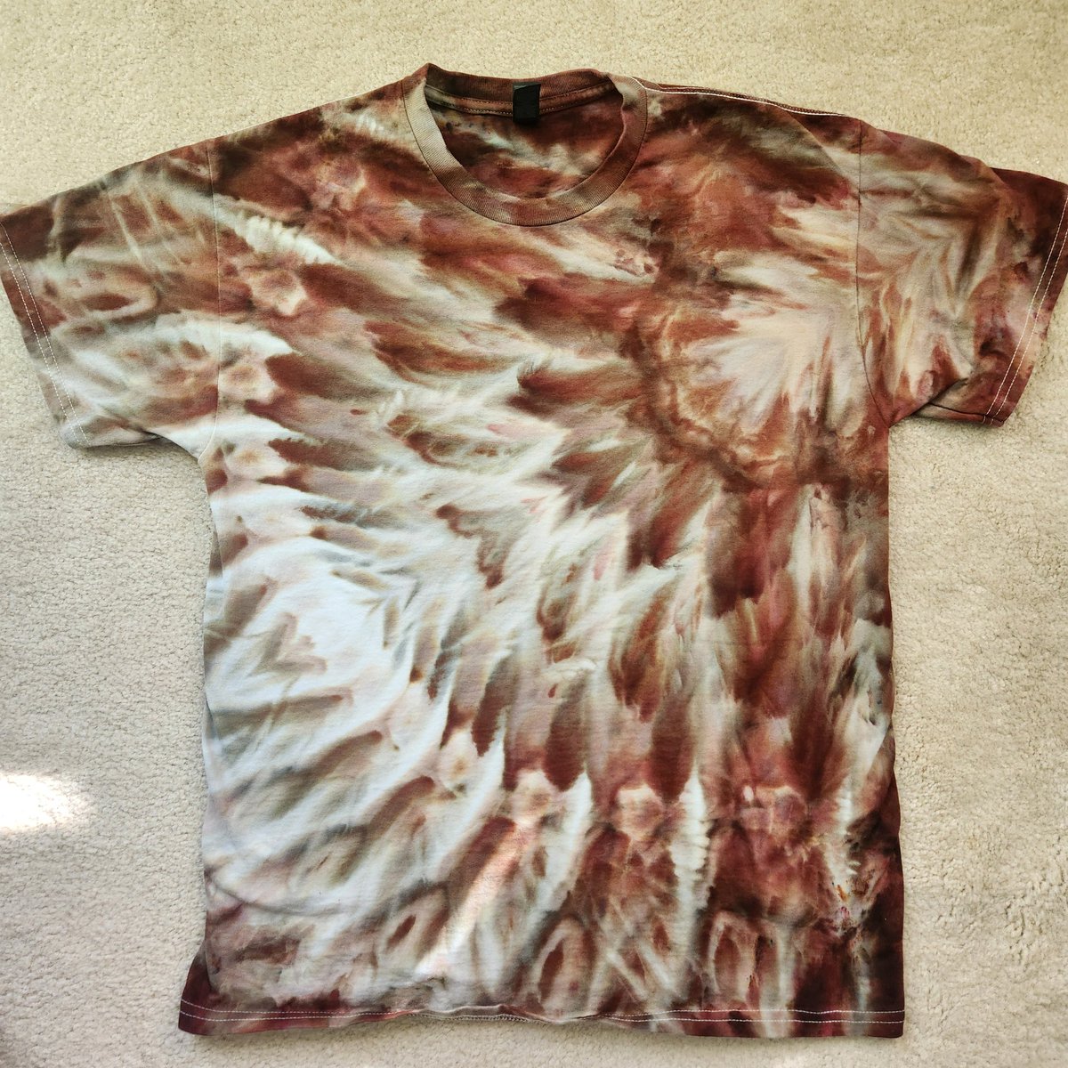 _milh0use's tweet image. #1 Chorus of Yeti, dye: Wedgewood Blue
#2 Rolled, dye: Shitake Mushroom 
#tiedye #icedye #dharmatrading