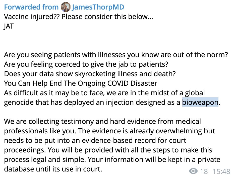 CorinneNokel's tweet image. BIOWEAPON 

or 

#IoBNT Biomedical Bio-Cyber Interface?

IEEE 1906.1.1  #DigitalPatientTwin 

Healthcare 4.0 

Doctors lied, people died.

Casualties of the #BiodigitalConvergence 

t.me/jamesthorpmd/5…