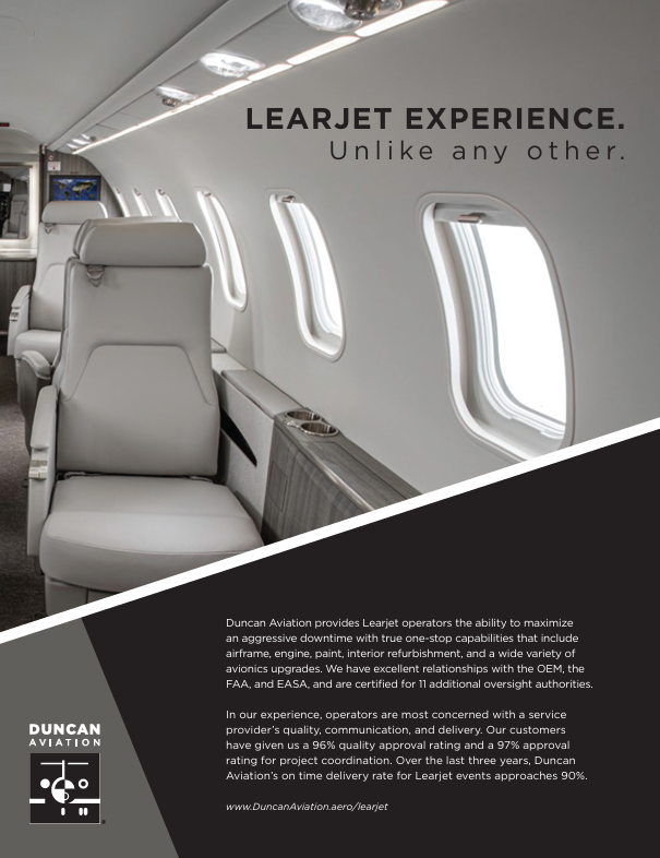 Duncan Aviation is proud to be the longest-running family-owned MRO to support the Learjet airframe from its earliest days through its final chapter.

Discover how we continue to support the Learjet fleet and its operators: bit.ly/481cFLd

#DuncanAviation