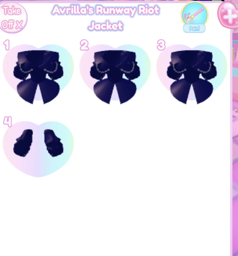 All the toggles for the items!
