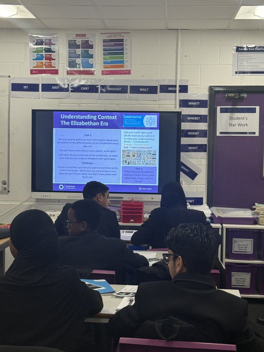 SmallHeathLA's tweet image. Exploring the Elizabethan Era in English today! Great cross-curricular links with history as students build context for Shakespeare through discussion and critical thinking.
#English #CrossCurricular #Shakespeare