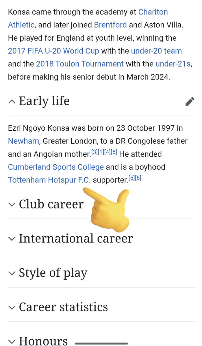 McCrackenTweets's tweet image. Knew there was something bout Ezri Konsa. 🫱🏻‍🫲🏿