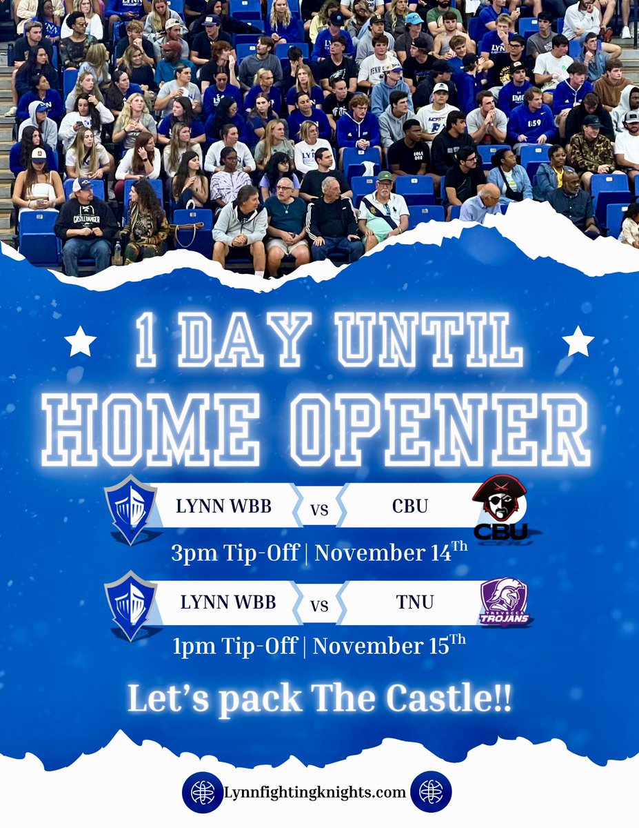 🏀Let’s Pack the Castle‼️🏀