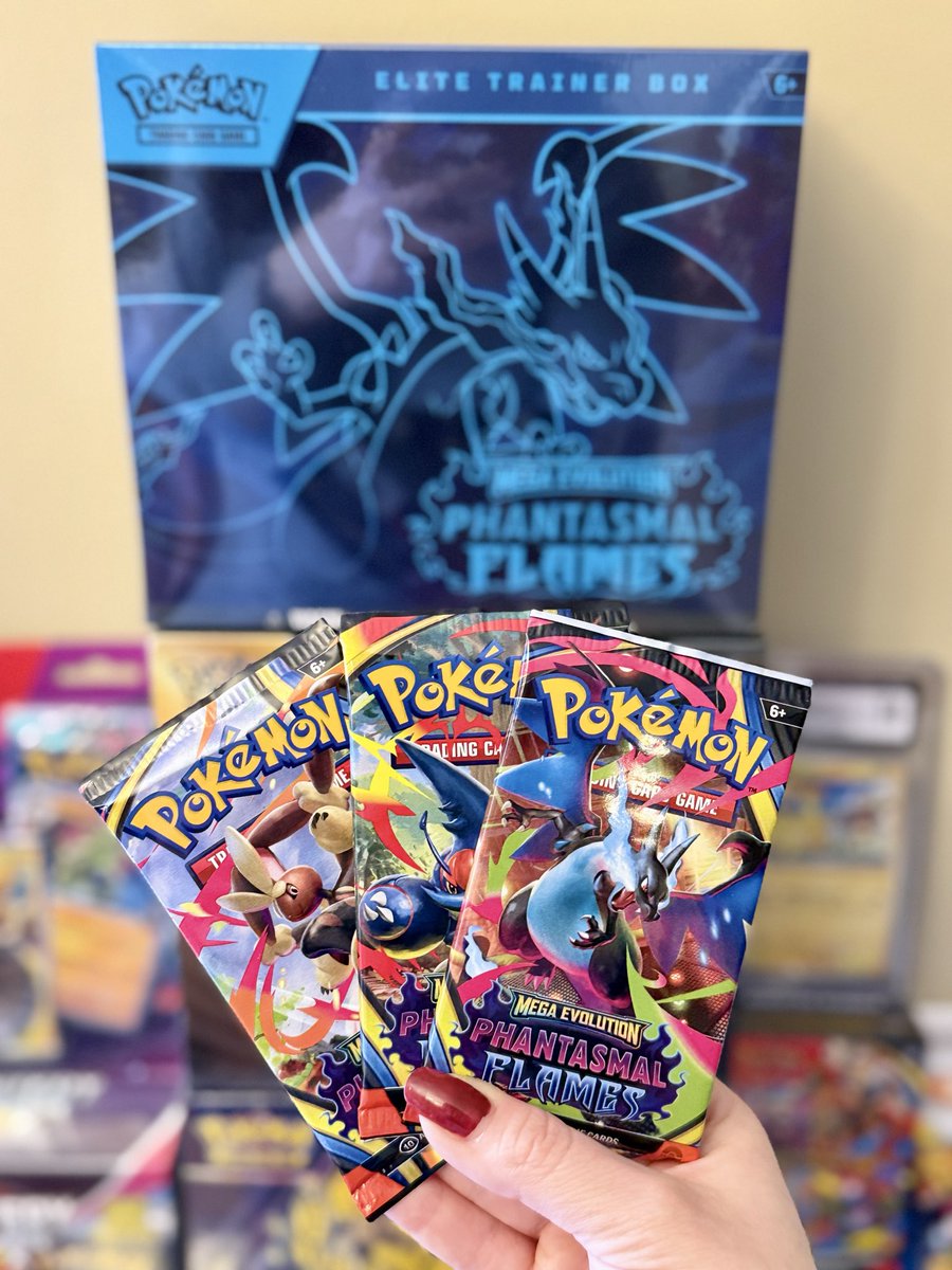 My Local Card Shop got Phantasmal Flames early! 🙏💙🔥

Can’t wait to rip these!