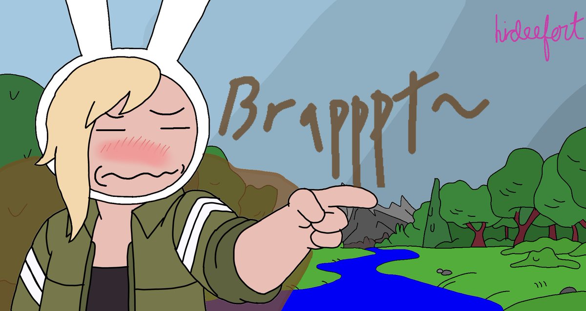 Hideefort's tweet image. Fiona wanted to have Cake pull her finger….but  she  couldn't  wait  

#fart #farts #farting #fartfetish #girlfarts #fionaandcake