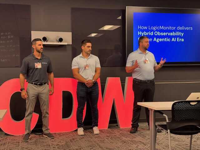LogicMonitor's tweet image. We were thrilled to join CDW&apos;s first-ever Tech Tank Open House in Tampa to showcase how LogicMonitor is making hybrid observability smarter with AI. 

Big thanks to @CDWCorp for the warm welcome and for creating a space that brings together the best of tech and teamwork.