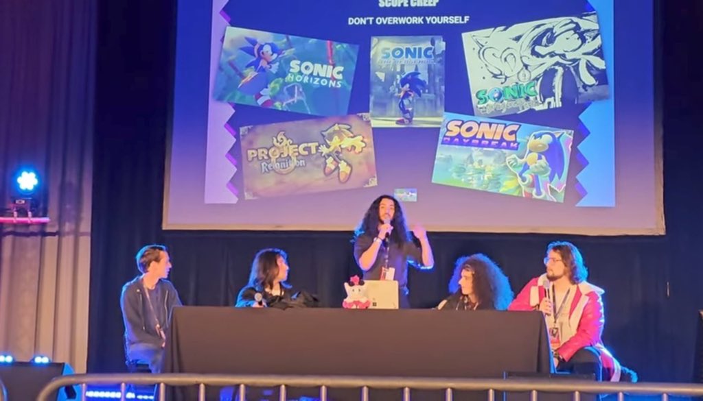 SONIC DAYBREAK MENTIONED 

Ty <a href="/SonicRushRerun/">Sonic Rush Rerun</a> for including us in your Expo panel! We can’t wait to see more of your game 🫶