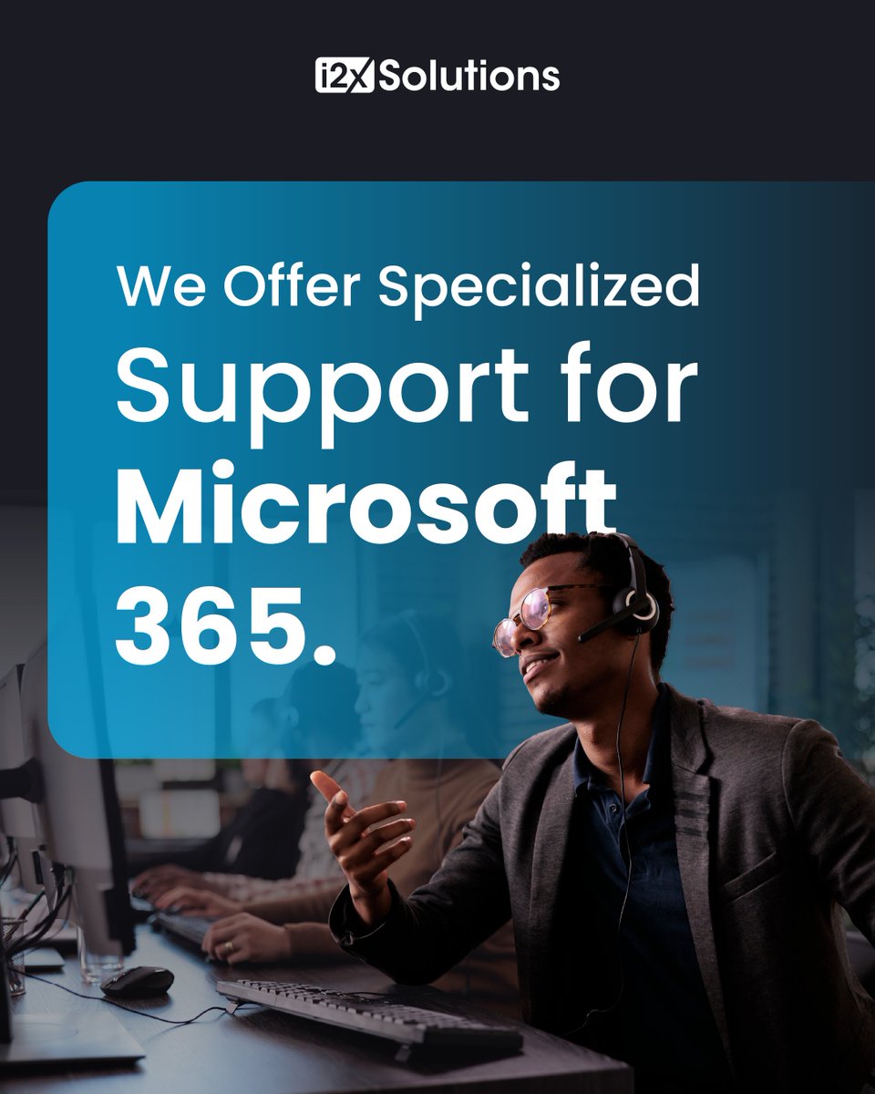 i2xsolutions's tweet image. Don’t let holiday traffic expose gaps. i2x secures and optimizes Microsoft 365 so your team stays productive: backups, fixes, and smart setup.
#i2xSolutions #Microsoft365Support #RiskPreve