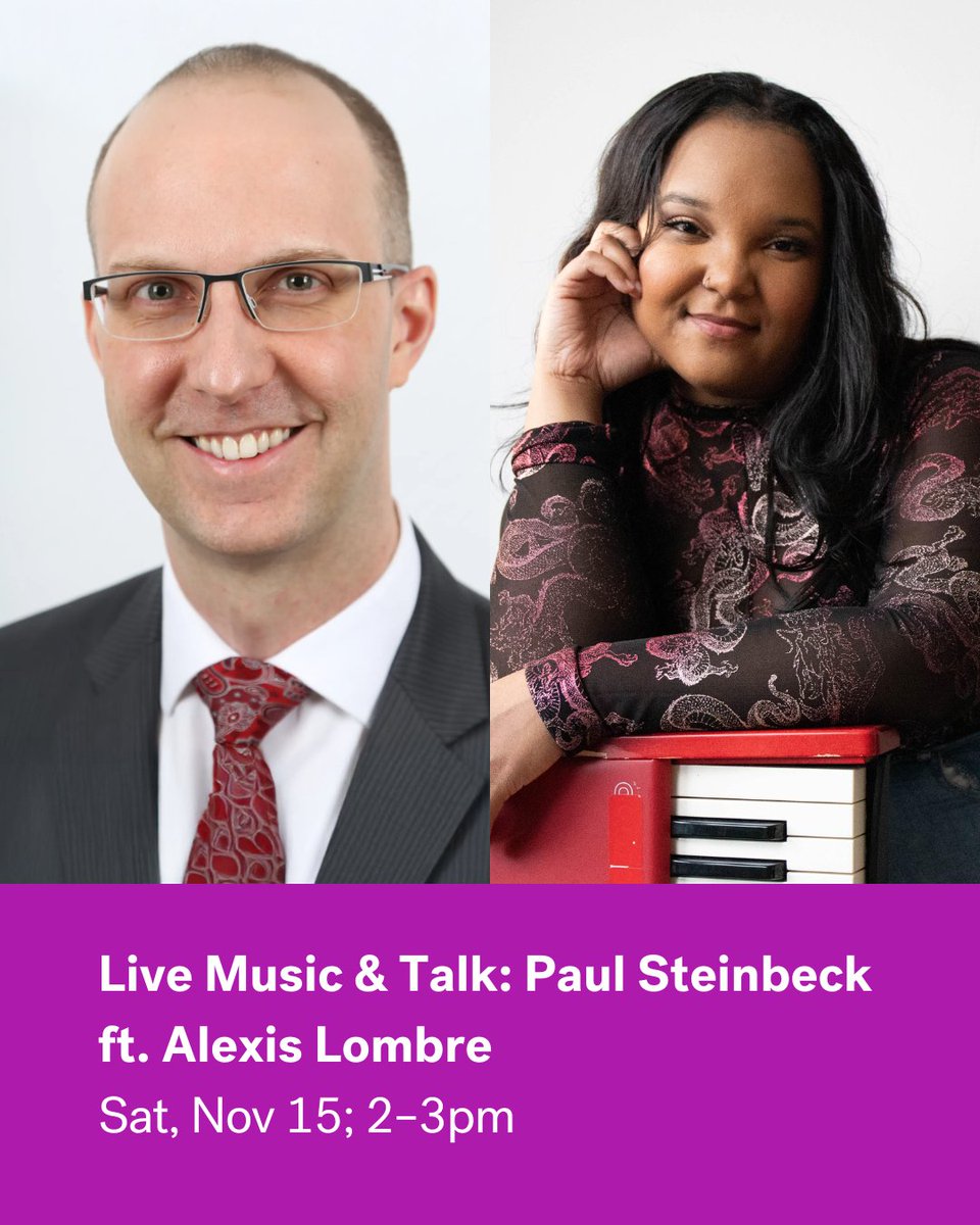 steinbeckpaul's tweet image. November 15 at @pulitzerarts: Graphic works by AACM composers, with @aglombre.
#aacm #creativemusic #experimentalmusic
pulitzerarts.org/events/live-mu…