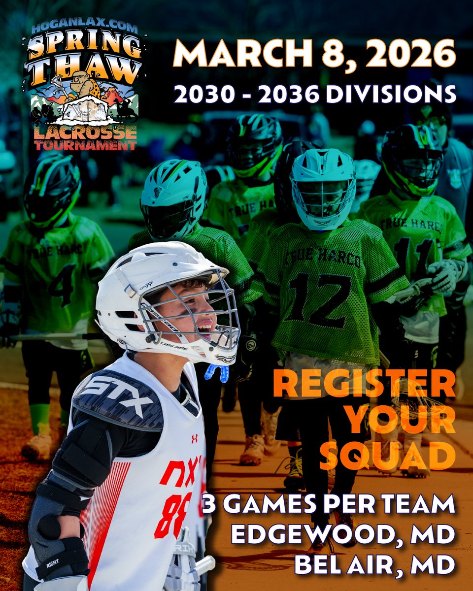 Melt the ice and prep your squad for the upcoming season with Spring Thaw March 2026! Register your team here: hoganlax.com/spring-thaw/