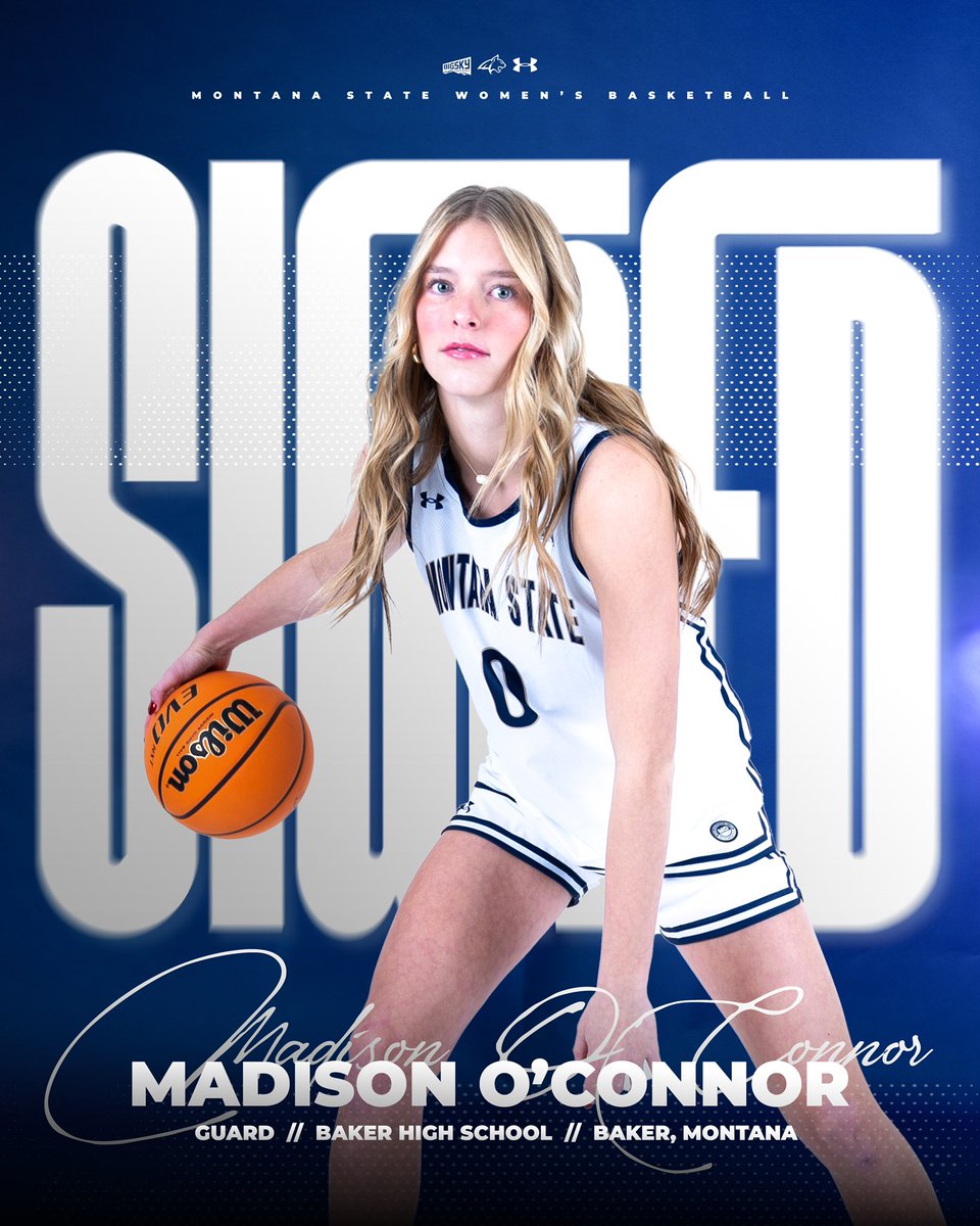OFFICIALLY OFFICIAL ✍️

Welcome to the squad, Madison O’Connor! 

This guard from Baker, MT, will give Bobcat Nation every reason to get up out of their seats 😼

#GoCatsGo