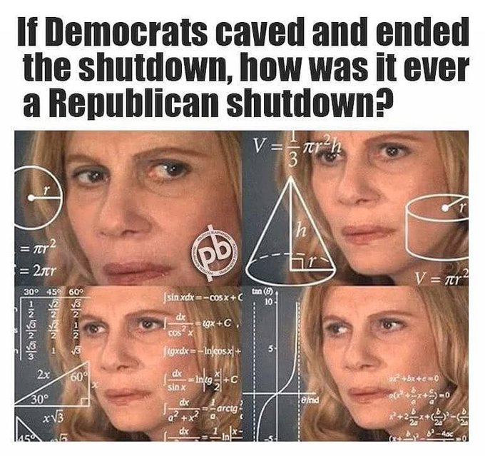 The longest shutdown, driven by Democrats, is finally OVER. They held America hostage for nothing. Republicans never wanted a shutdown and fought every day...
#GovernmentShutdown #Shutdown #Democrats #GOP #BackToWork #AmericaFirst #USPolitics #Congress #DCNews #PoliticalNews