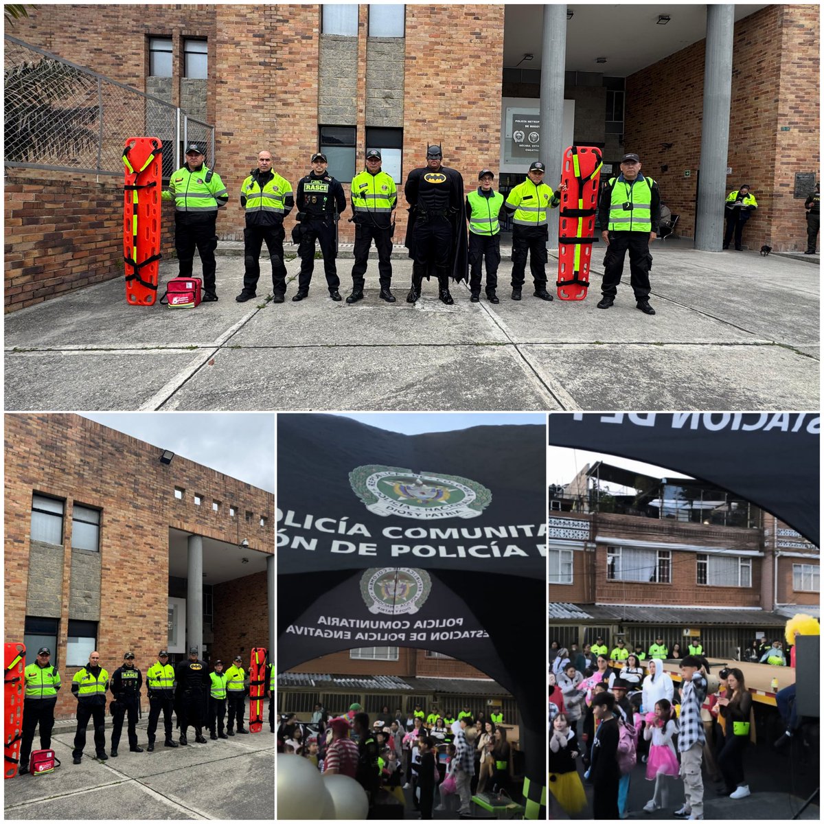 #Apoyo87 #GrupoOperativo

Así se llevó a cabo el apoyo logístico y de atención a emergencias, en articulación con diversas organizaciones, en respaldo a nuestra Estación de Policía de Engativá, durante la celebración de Halloween el pasado 31 de octubre, dirigida a los niños(as)