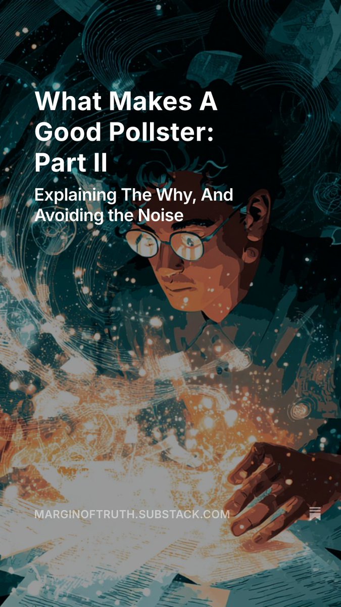 Latest from me: "Without grasping the underlying currents, a pollster can’t anticipate how an event will reshape opinions, or warn a client when they’re about to step on a landmine, because they don’t understand the terrain where opinions are actually formed.

In short, they