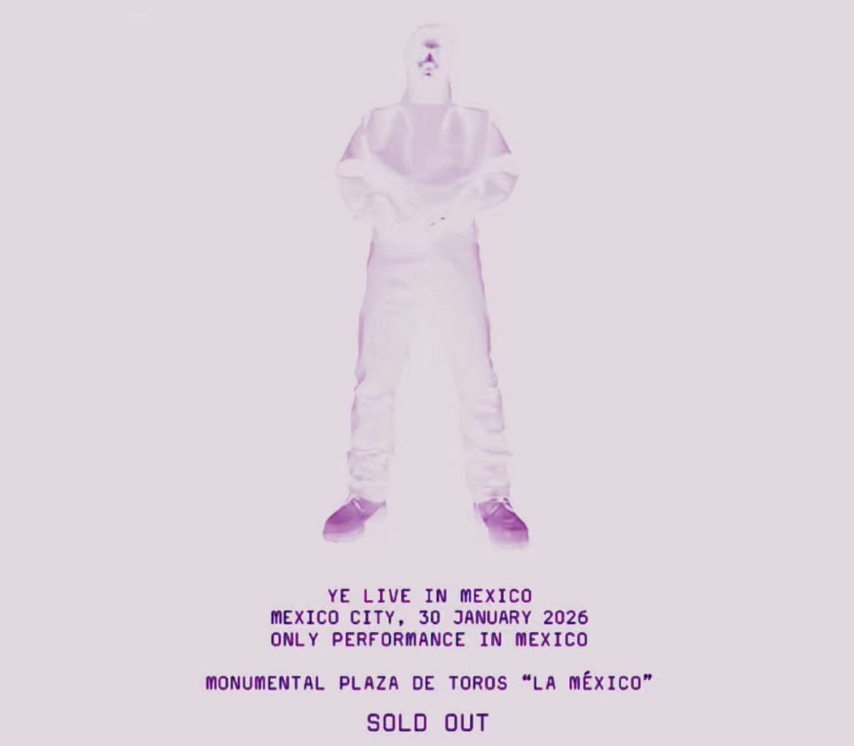 DUMBASSUB's tweet photo. Ye sold out Mexico City! GET READY!!!! 🔥 https://t.co/c2LS40UVHS