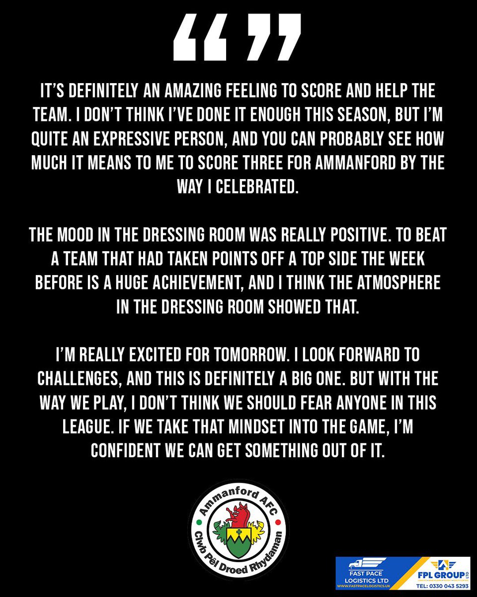 🗣️ Cyfweliad/Interview 🗣️

<a href="/danjxhn/">Dan John</a> talks first hat tricks and upcoming challenges 👊

#TheTownAsOne #EinTref