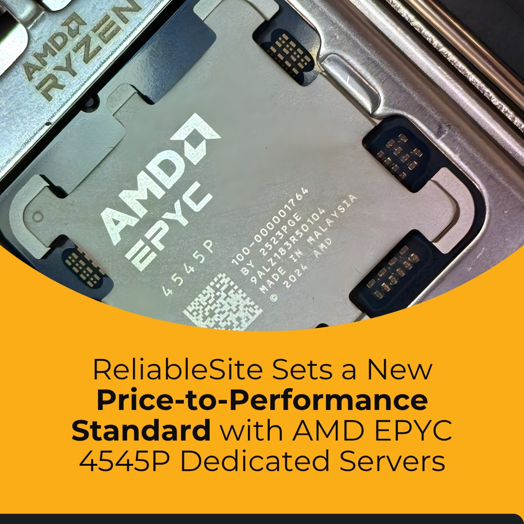 Experience 16-core performance at exceptional value. Our AMD EPYC 4545P dedicated servers are ready to handle your toughest workloads.

Get all the details here: rsl.ink/Bj5m3