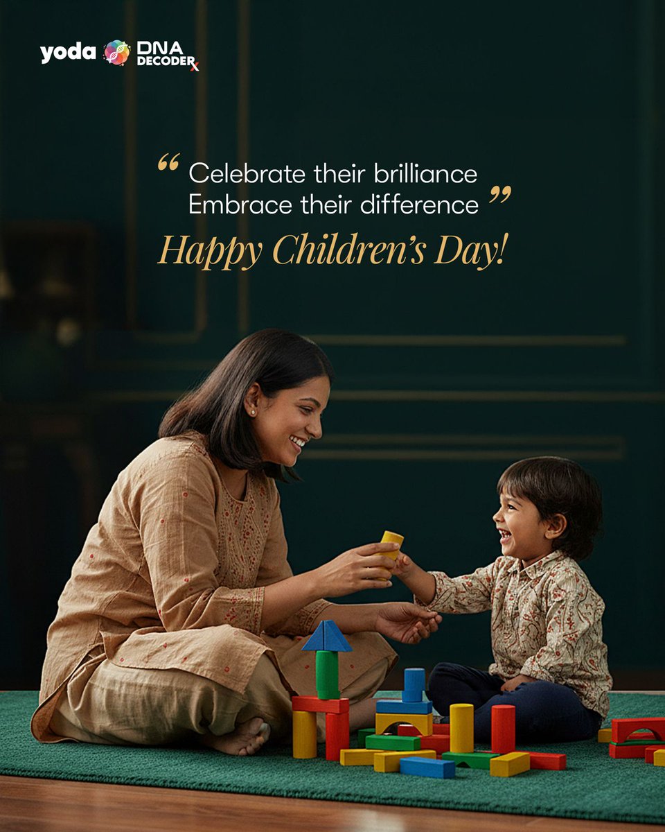 yodadnadecoder's tweet photo. Every child learns and grows in their own way.

This Children’s Day, let’s celebrate their brilliance, understand their needs, and support their journey with care. Get Inner Access with Yoda DNA Decoder - Autism Panel

Because confidence begins with understanding

#TheInnerAccess https://t.co/7OLTYjf6yL