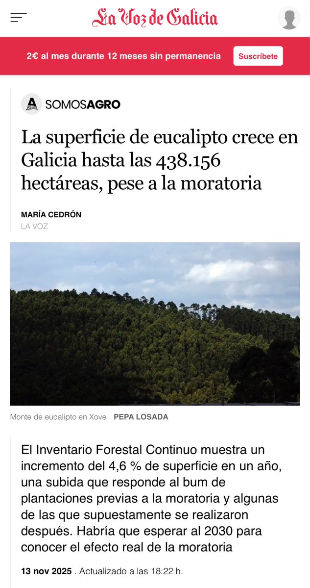 A morratoria.
Un éxito.