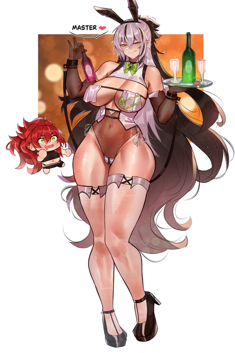 Kagetora Bunny ready for Master Alesh comm for <a href="/illadenSwe/">Demie ( ∩ˇωˇ∩)</a>