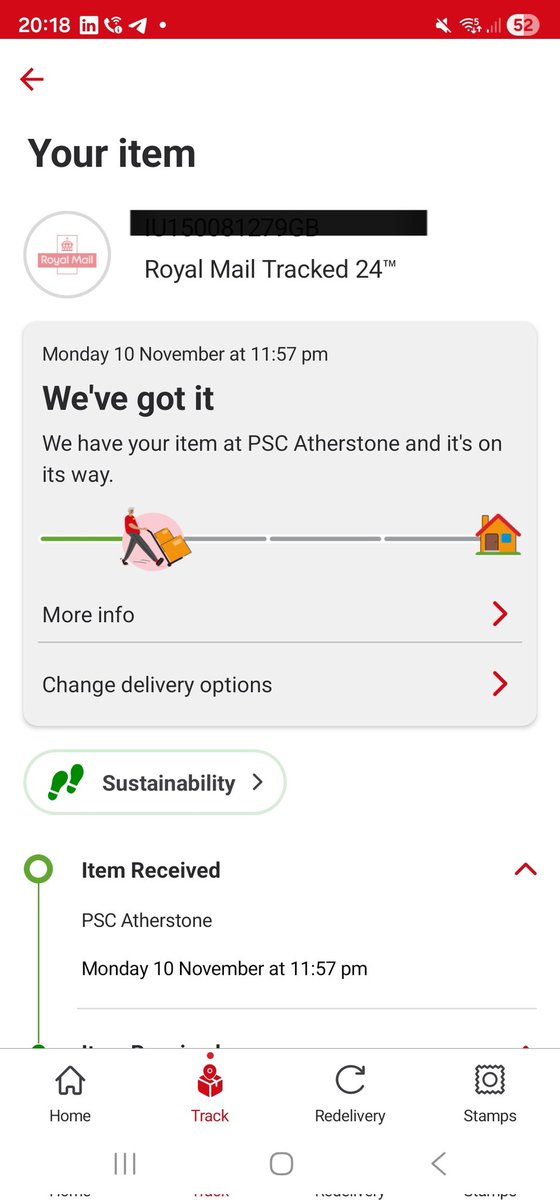 wnw24's tweet photo. C'mon @RoyalMail I've made a purchsse last Friday... It's came to Glasgow and now been back at Atherstone since Monday but still it's "on its way to you"
This is not on on.
Parcel coming from @adidasUK
#royalmail #adidas #poordeliveryservice https://t.co/NibgaAe4lq